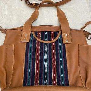 Moonwater Co XL Leather Convertible Day Bag